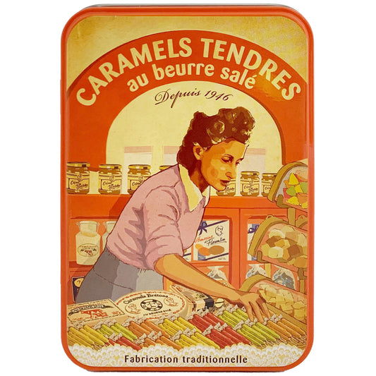La Maison d'Armorine Caramels Tendres Vintage Sweet Shop Tin | Harris Farm Online