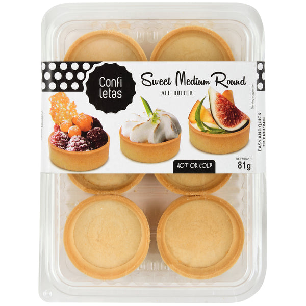 Confiletas Sweet Medium Round Tarts | Harris Farm Online