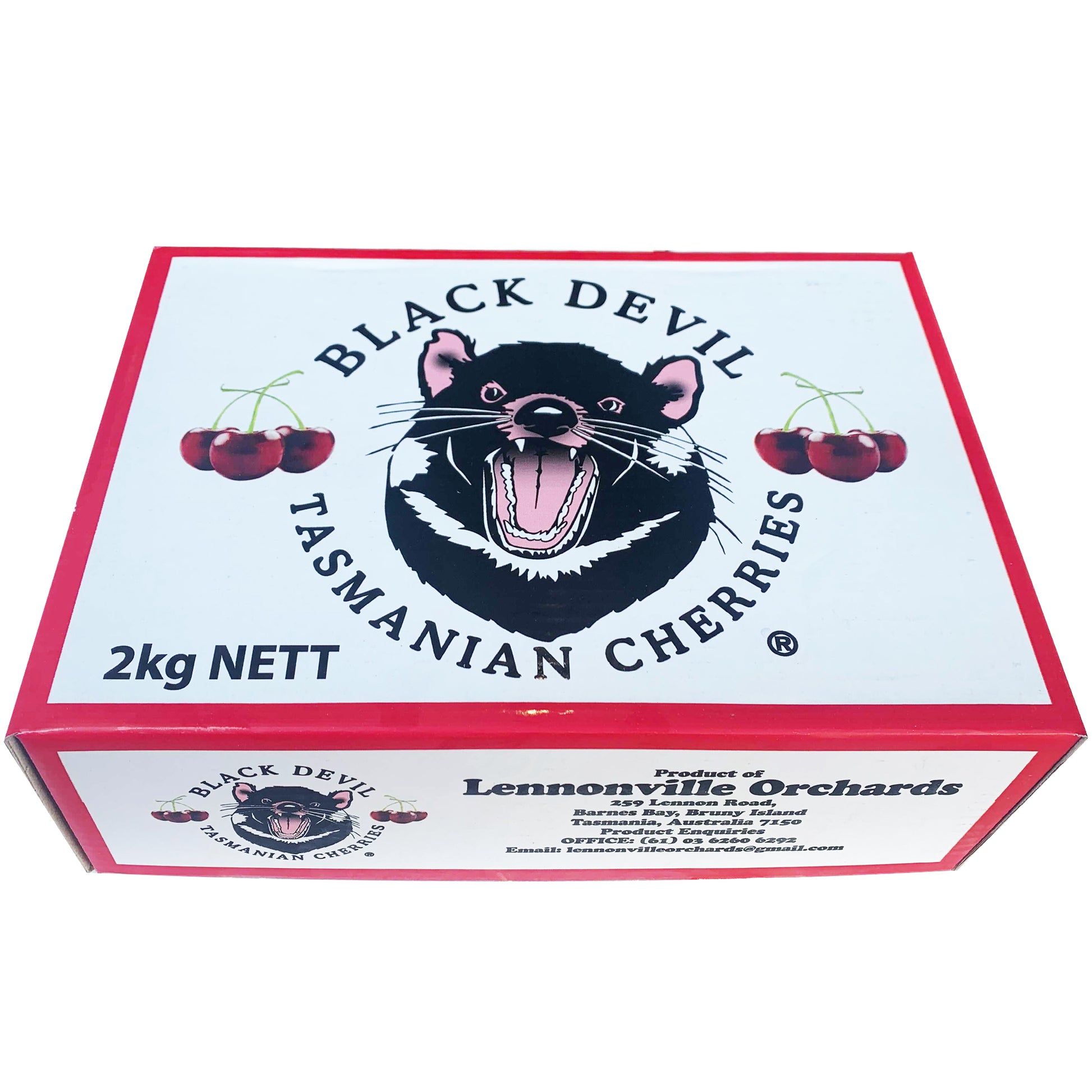 Black Devil Tasmanian Cherries Box 2kg | Harris Farm Online