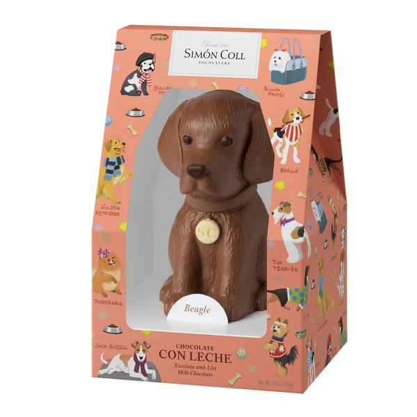 Simon Coll Milk Chocolate Dog in Carton 165g