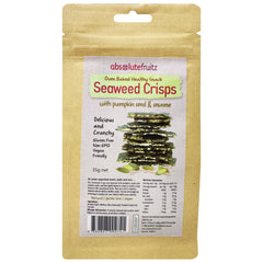 Absolutefruitz Seaweed Crisps with Pumpkin Seed and Sesame 35g