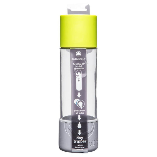 Full Circle Day Tripper Glass Bottle Green 580ml , Grocery-Pantry - HFM, Harris Farm Markets
 - 1
