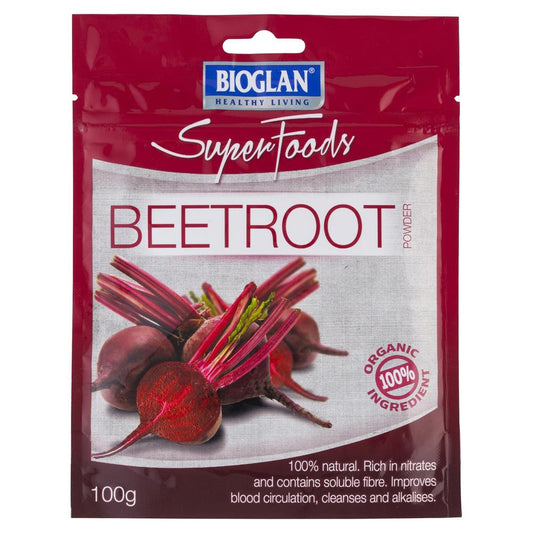 Bio Glan Super Foods Beetroot Powder 100g , Grocery-Cooking - HFM, Harris Farm Markets
 - 1