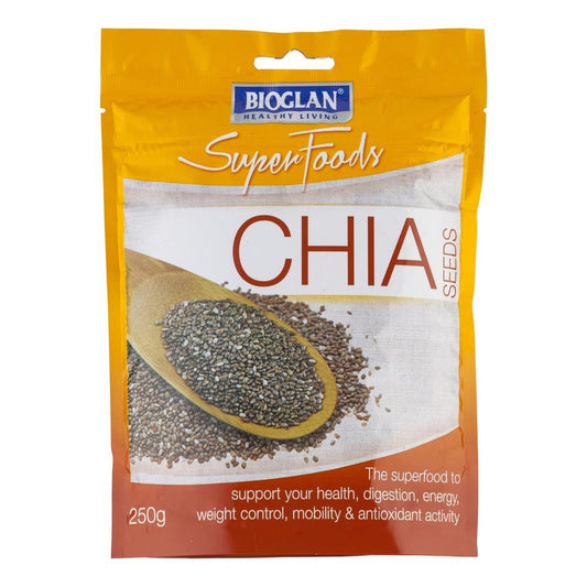 Bio Glan Super Foods Chia Seeds 250g , Grocery-Asian - HFM, Harris Farm Markets
 - 1