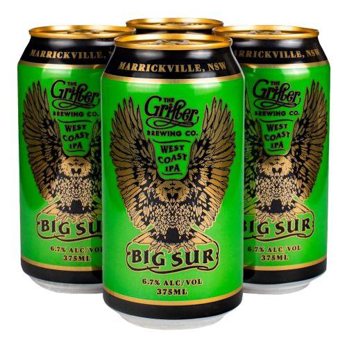 The Grifter Brewing Co Big Sur IPA 4 x 375ml