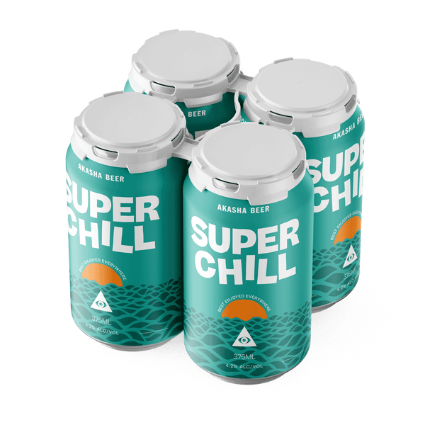 Akasha Brewing Company Super Chill Can 4 x 375ml