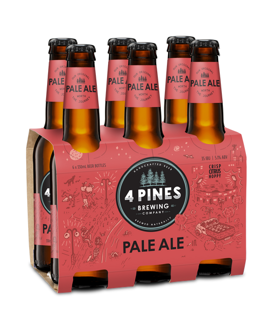 4 Pines Brewing Pale Ale 6 x 330ml