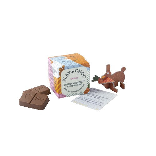 Play In Choc Organic Chocolate and Surprise Rabbit | Harris Farm Online