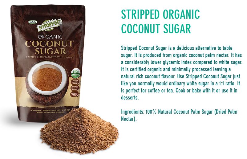 Stripped Organic Coconut Sugar 320g