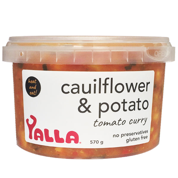 Yalla - Cauliflower & Potato - Tomato Curry  | Harris Farm Online