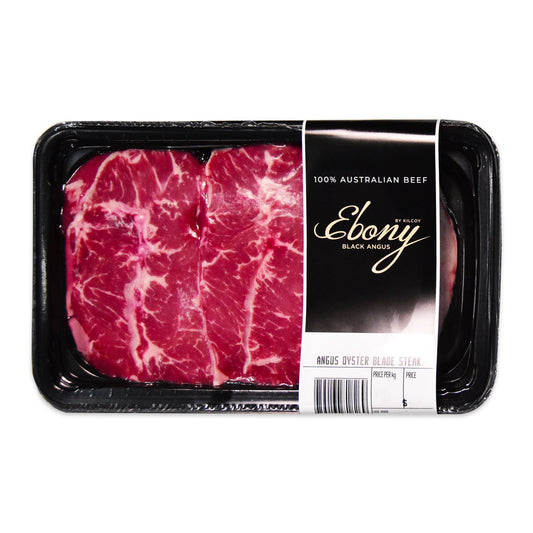 Kilcoy Ebony Grain Fed Beef Oyster Blade Steak 400g-600g | Harris Farm Online