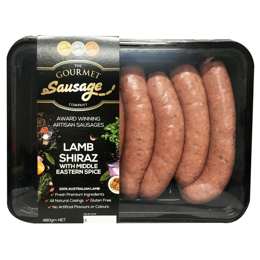 The Gourmet Sausage - Lamb Shiraz with Middle Eastern Spice | Harris Farm Online