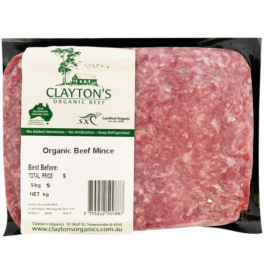 Clayton's Organic Beef Mince | Harris Farm Online