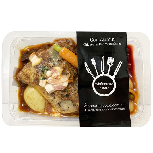 Winbourne Estate Coq au Vin Chicken in Red Wine Sauce 450g