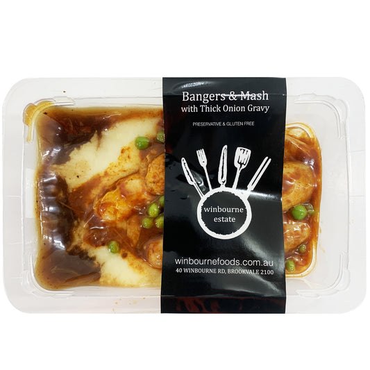 Winbourne Estate Bangers and Mash | Harris Farm Online