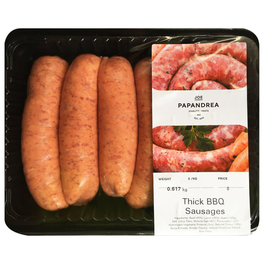 Joe Papandrea Thick BBQ Sausages 500-700g