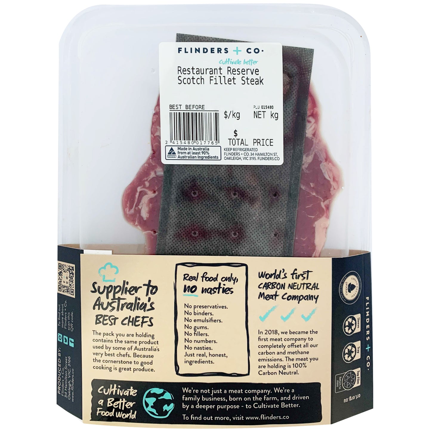 Flinders and Co Carbon Neutral Beef Scotch Fillet Steak | Harris Farm Online