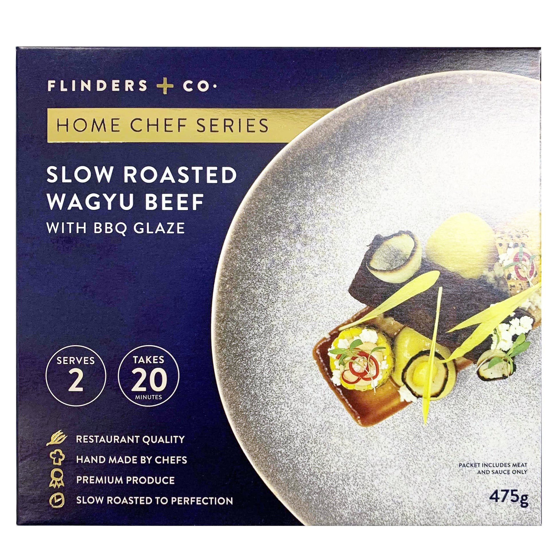 Flinders and Co Slow Roasted Wagyu Beef with BBQ Glaze | Harris Farm Online