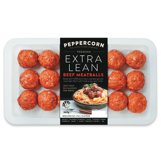 Beef - Meatballs - Extra Lean (16 meatballs, 360g) Peppercorn