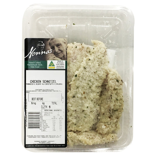 Nonna's Chicken Schnitzel - Panko Light & Crispy Crumb | Harris Farm Online