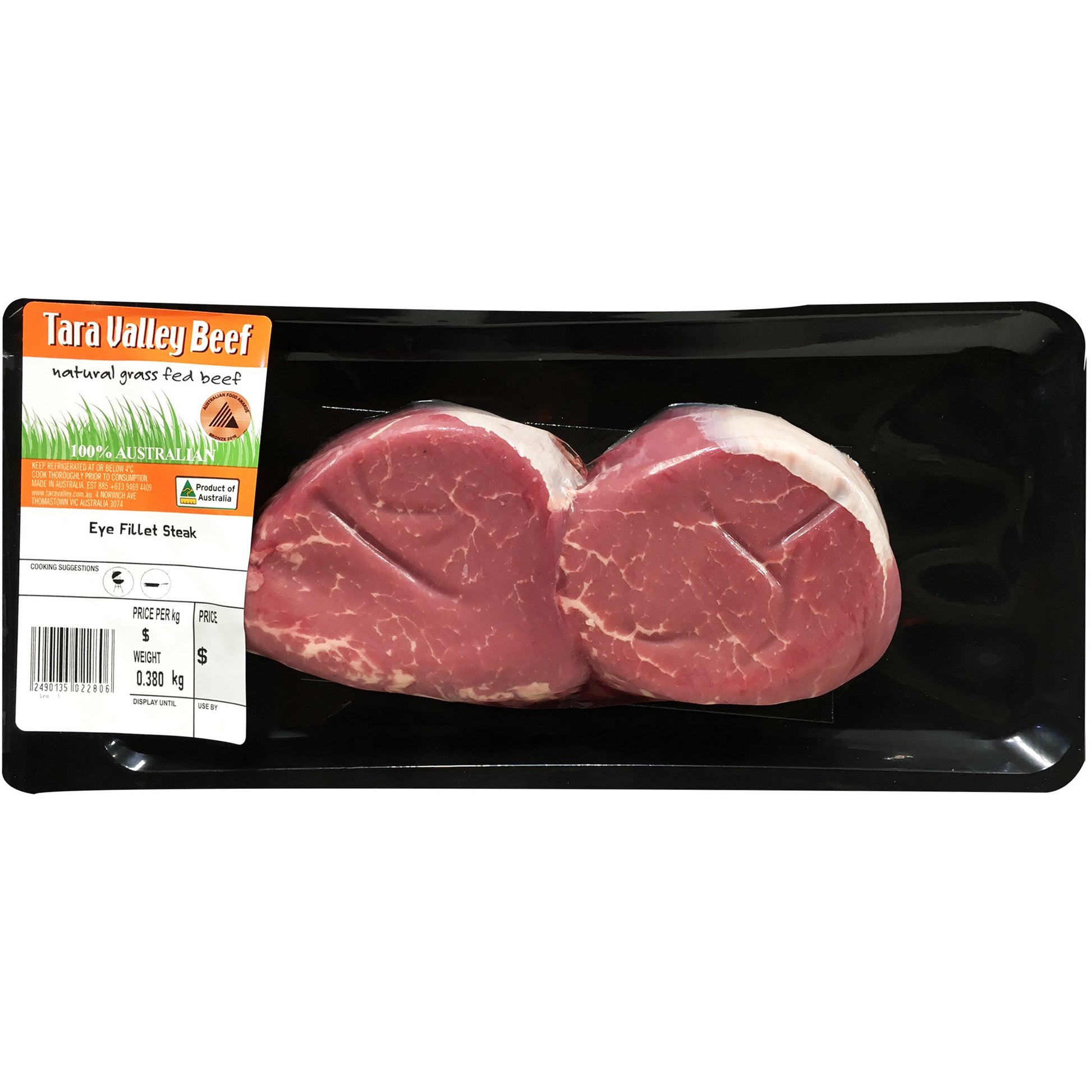 Grass Fed Tara Valley Beef Eye Fillet Steak | Harris Farm Online