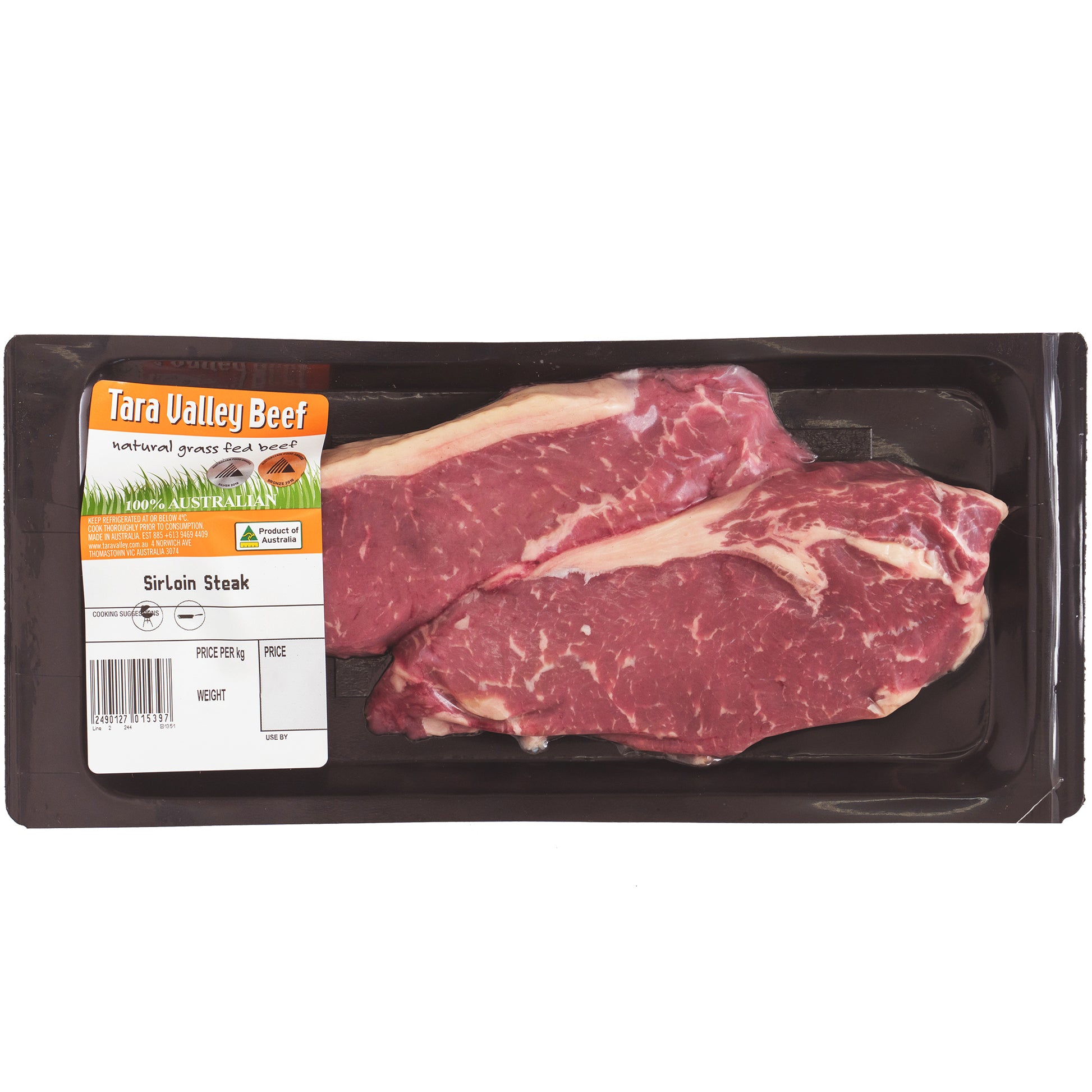 Tara Valley Grass Fed Beef Sirloin Steaks | Harris Farm Online