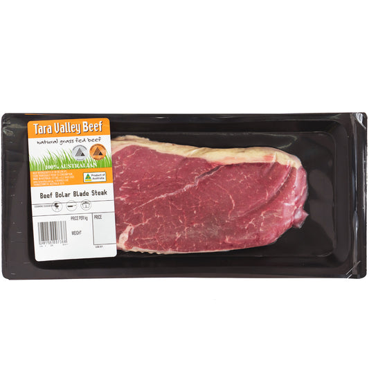 Grass Fed Tara Valley Beef Bolar Blade Steak | Harris Farm Online
