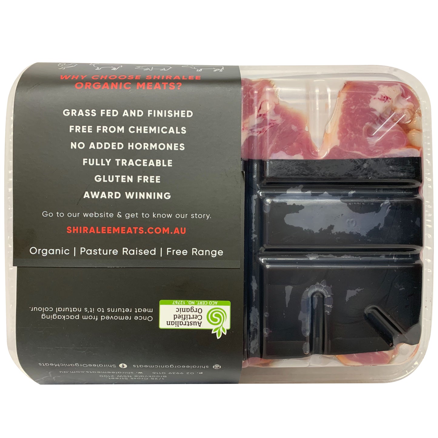 Lamb - Leg Steaks - Organic (3 pieces, 220-420g) Shiralee