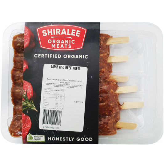 Shiralee Organic Lamb and Beef Kofta | Harris Farm Online
