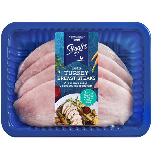 Steggles Lean Turkey Breast Steaks | Harris Farm Online