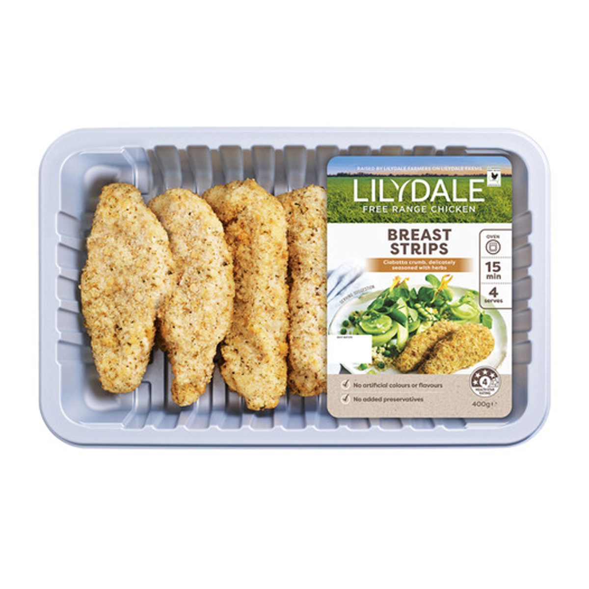 Lilydale Chicken Breast Strip 400g Harris Farm Markets