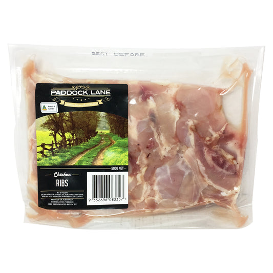 Paddock Lane Chicken Ribs 500g