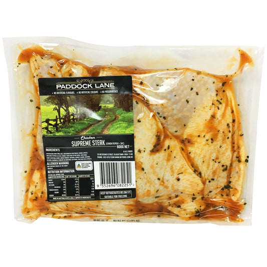 Chicken - Supreme Steak (3 pieces, 600g) Paddock Lane