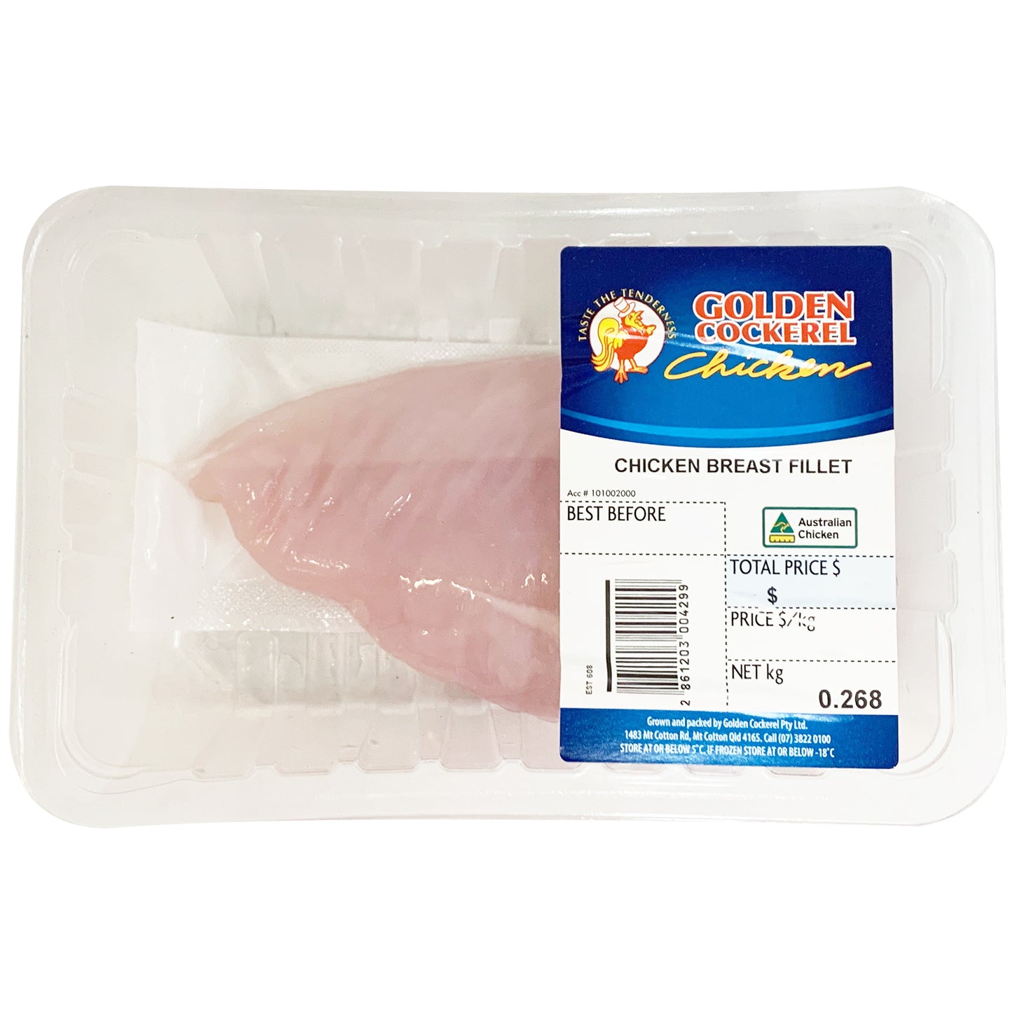Golden Cockerel Chicken Breast Fillet 150-350g