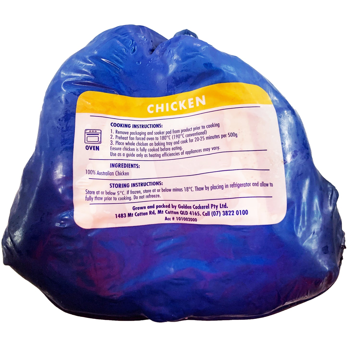 Golden Cockerel Chicken Twin Pack min 1.9kg