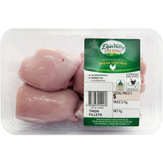 Elgin Valley - Chicken Thigh Fillets Free Range | Harris Farm Online