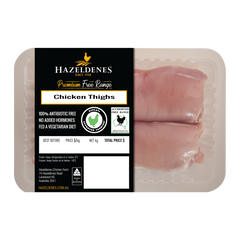 Hazeldenes Free Range Chicken Thigh Fillets 500-700g
