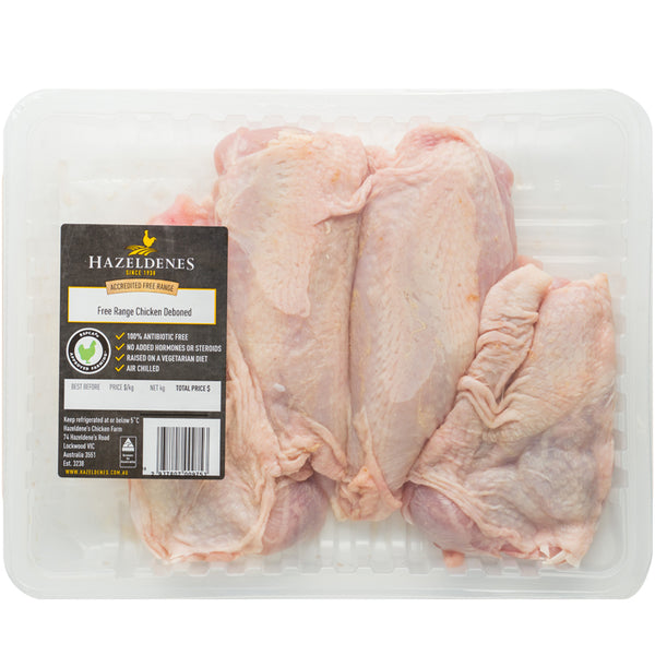 Hazeldenes Free Range Whole Chicken Deboned | Harris Farm Online