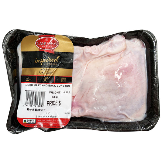 Game Farm Duck Marylands Back Bone Out 300-500g