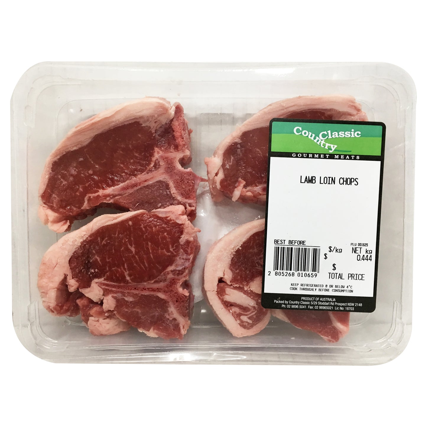 Lamb - Loin Chops (350-550g)