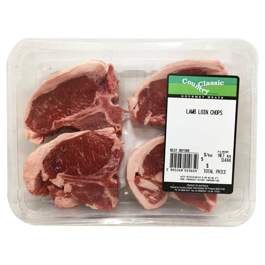 Lamb - Loin Chops (350-550g)