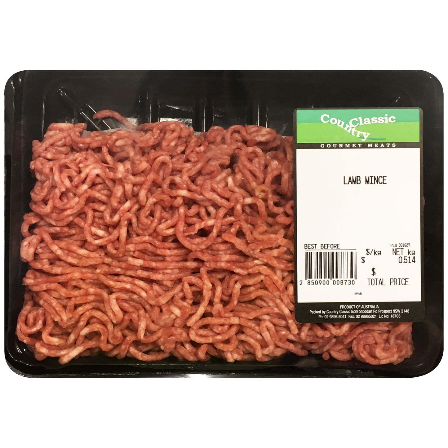 Lamb - Mince (400-600g)