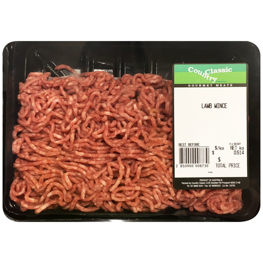 Lamb - Mince (400-600g)