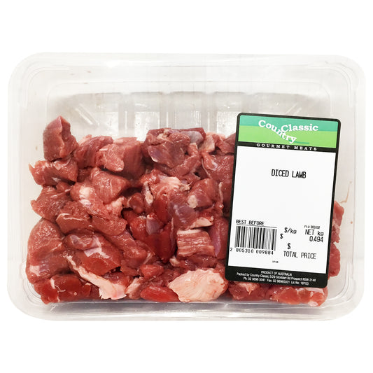 Lamb - Diced (400-600g)