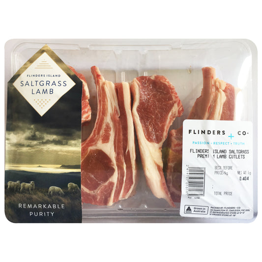 Flinders Island Saltgrass Lamb Cutlets 260-450g