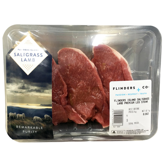 Flinders Island Lamb Premium Leg Steak 300-500g