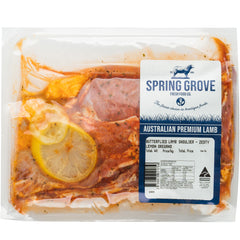 Spring Grove Lamb Shoulder Butterflied Zesty Lemon Oregano | Harrris Farm Online