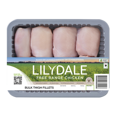 Lilydale Free Range Chicken Thigh Fillets 800g-1.2kg