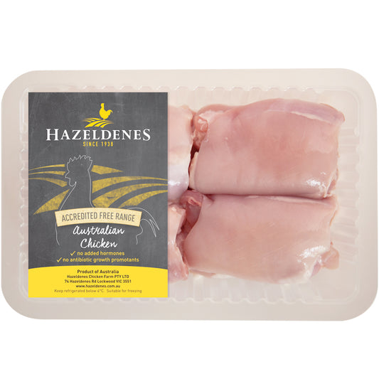 Hazeldenes Free Range Chicken Thigh Fillets 900g-1.2kg