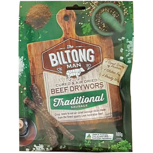 The Biltong Man Beef Drywors Biltong | Harris Farm Online